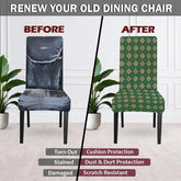Hotkei | Printed chair cover for home dining chair on livebetterindia.com